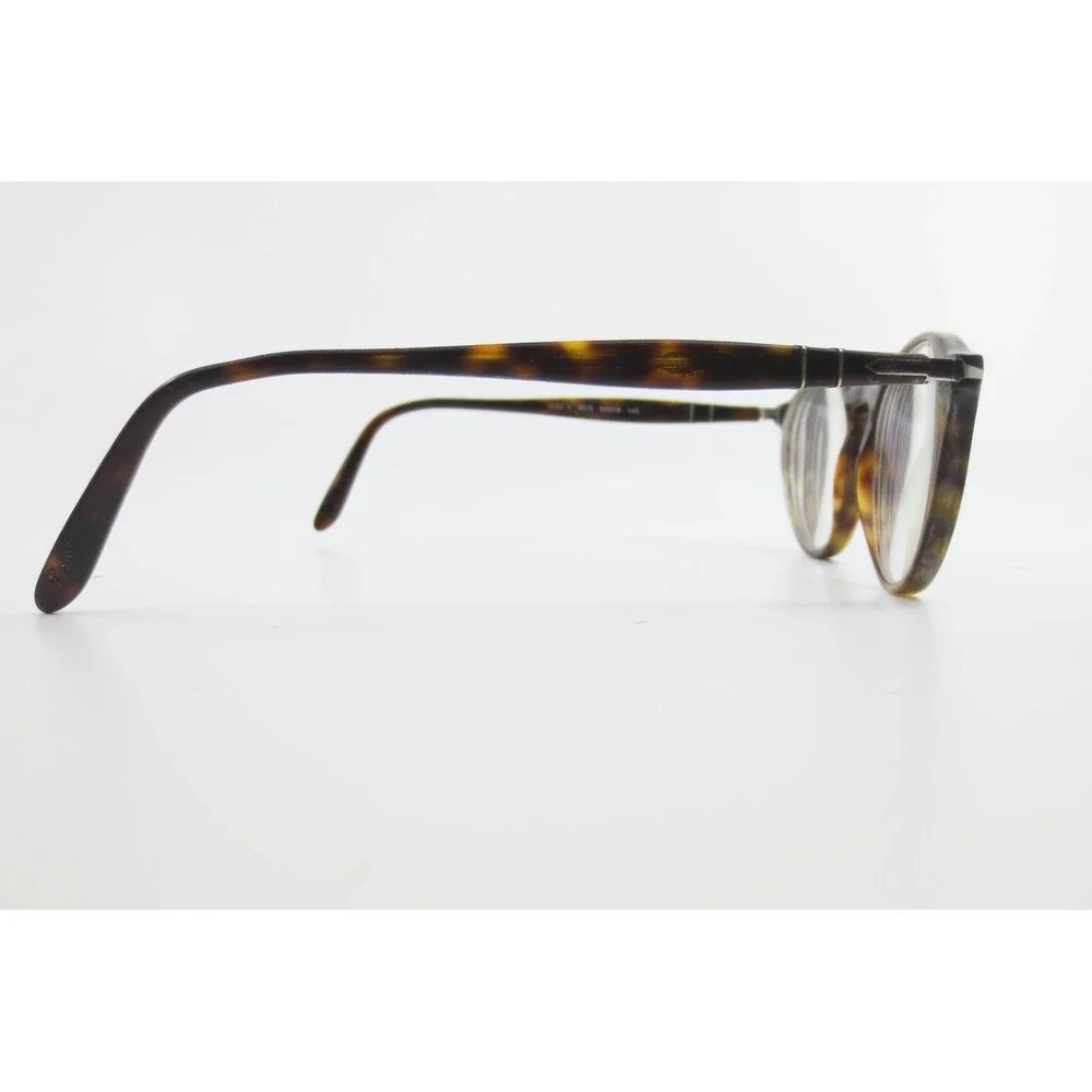 Persol 3092-V 9015 Havana Tortoise Round Eyeglasses Frames 50-19-145 Italy